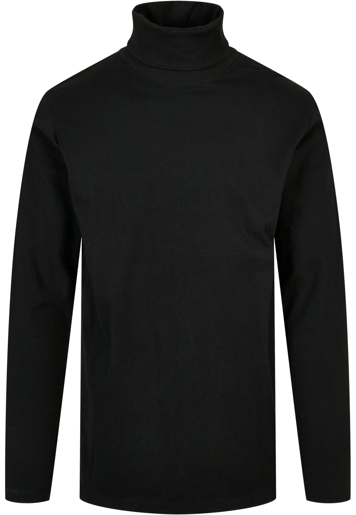Turtle Neck LS in Schwarz, Vorderansicht