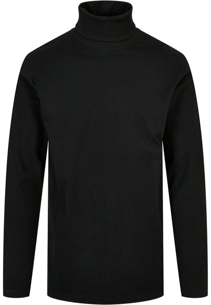 Turtle Neck LS in Schwarz, Vorderansicht