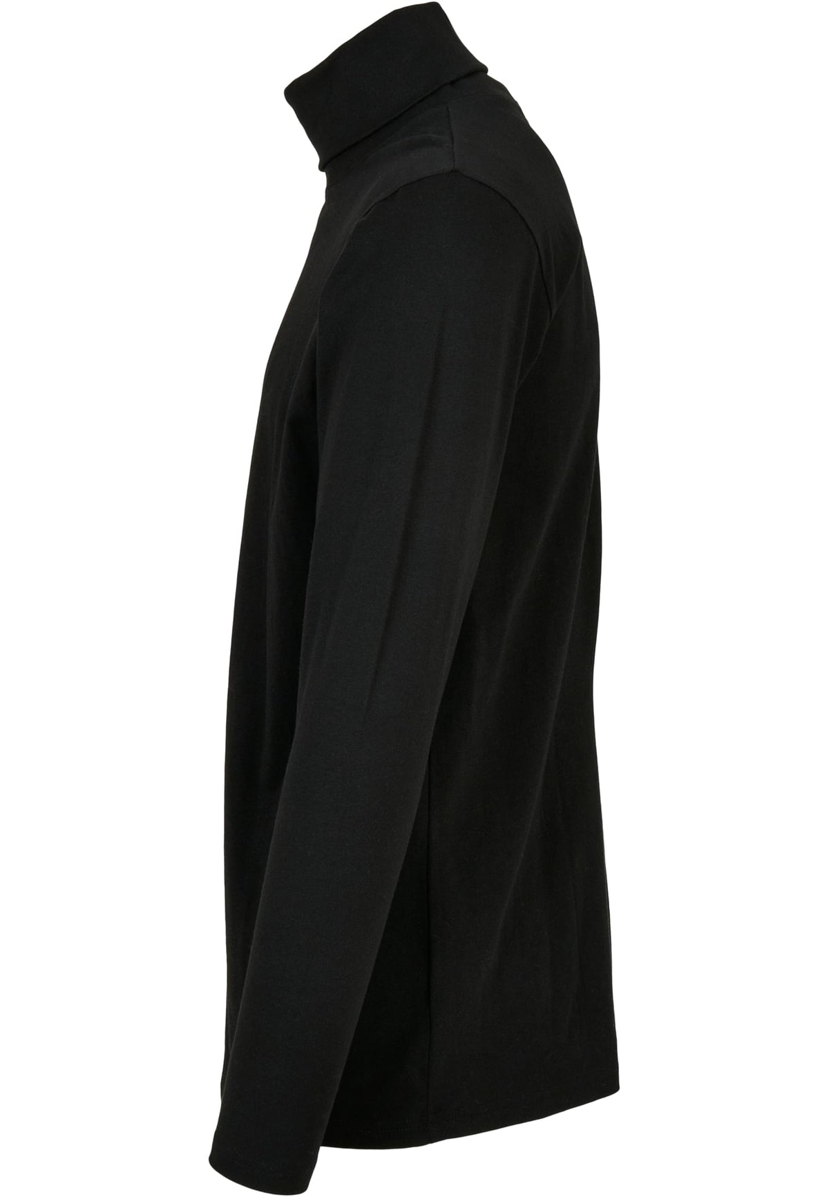Turtle Neck LS in Schwarz, Detailansicht