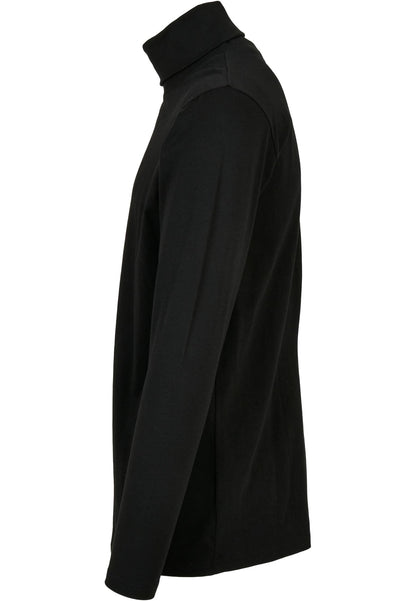 Turtle Neck LS in Schwarz, Detailansicht