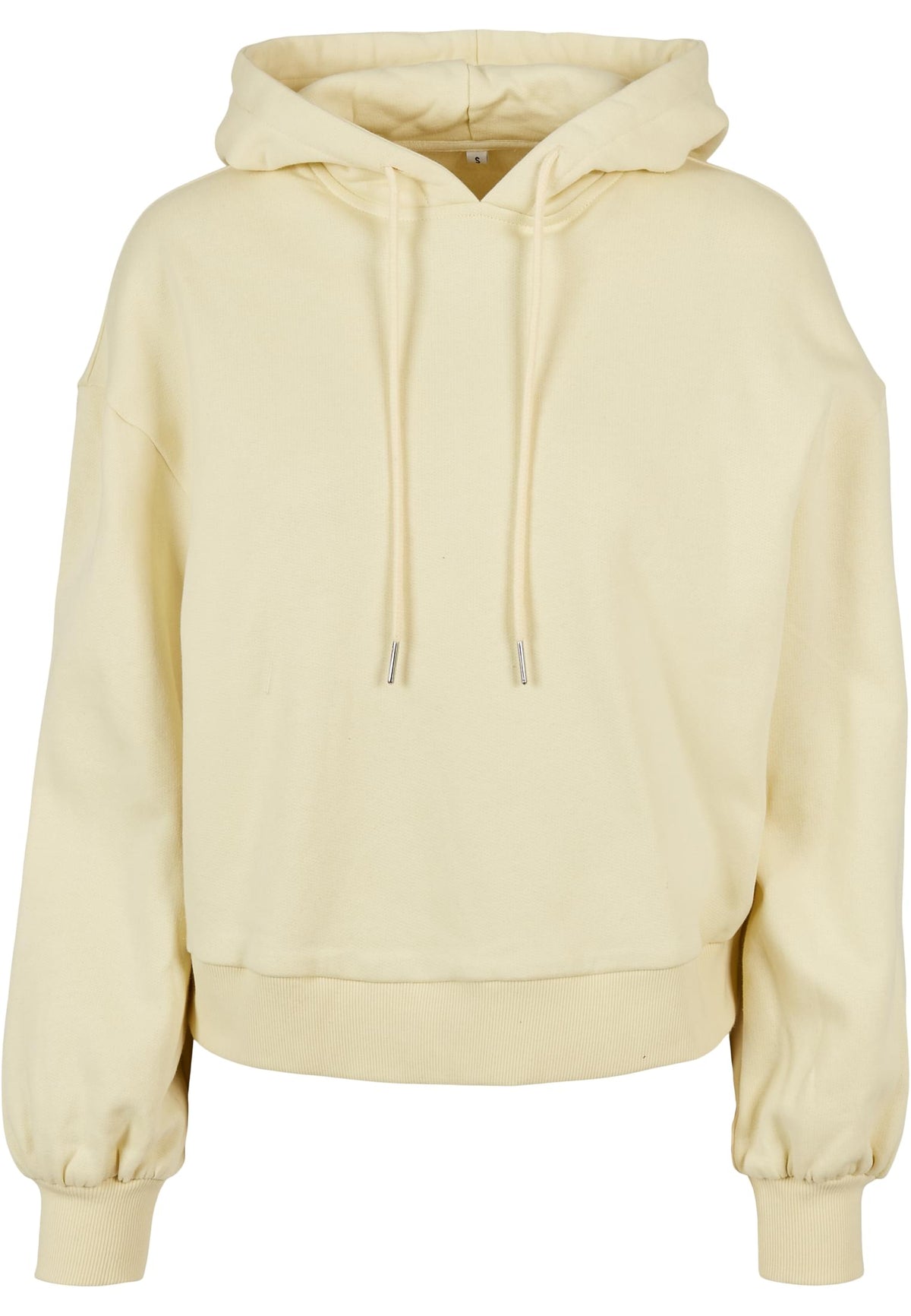 Ladies Essentials Oversized Hoody in Soft Yellow, Vorderansicht