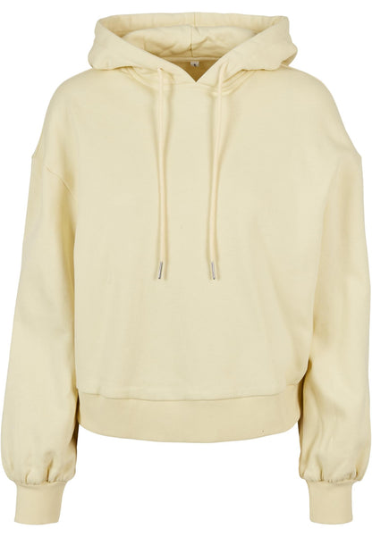 Ladies Essentials Oversized Hoody in Soft Yellow, Vorderansicht