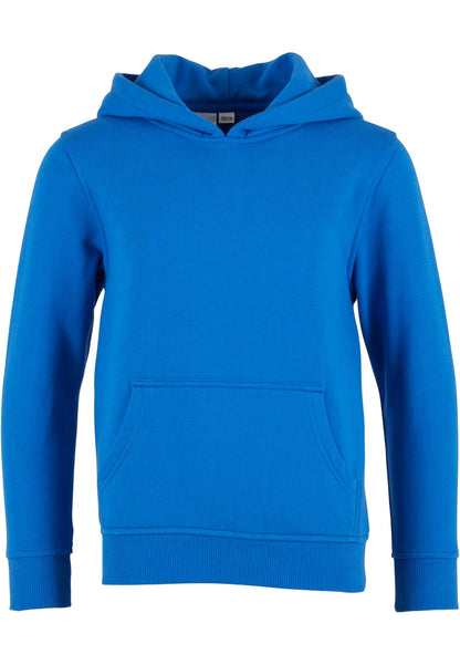 Essentials Basic Kids Hoody in Intense Blue, Vorderansicht