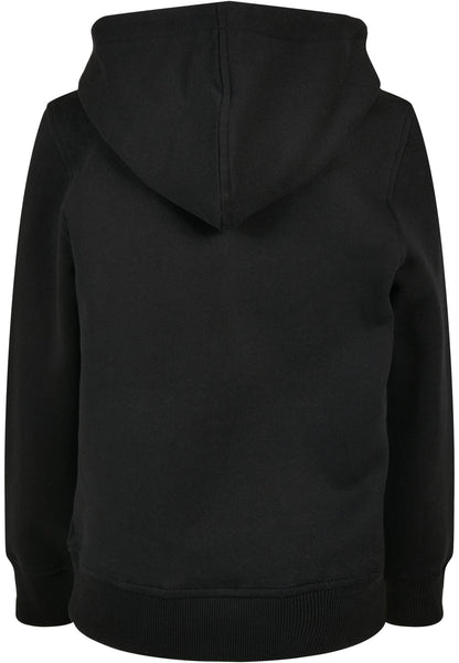Essentials Basic Kids Hoody in Schwarz, Rückansicht