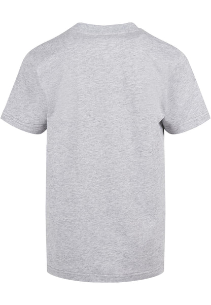 Essentials Kids Basic Tee in Heather Grey, Rückansicht