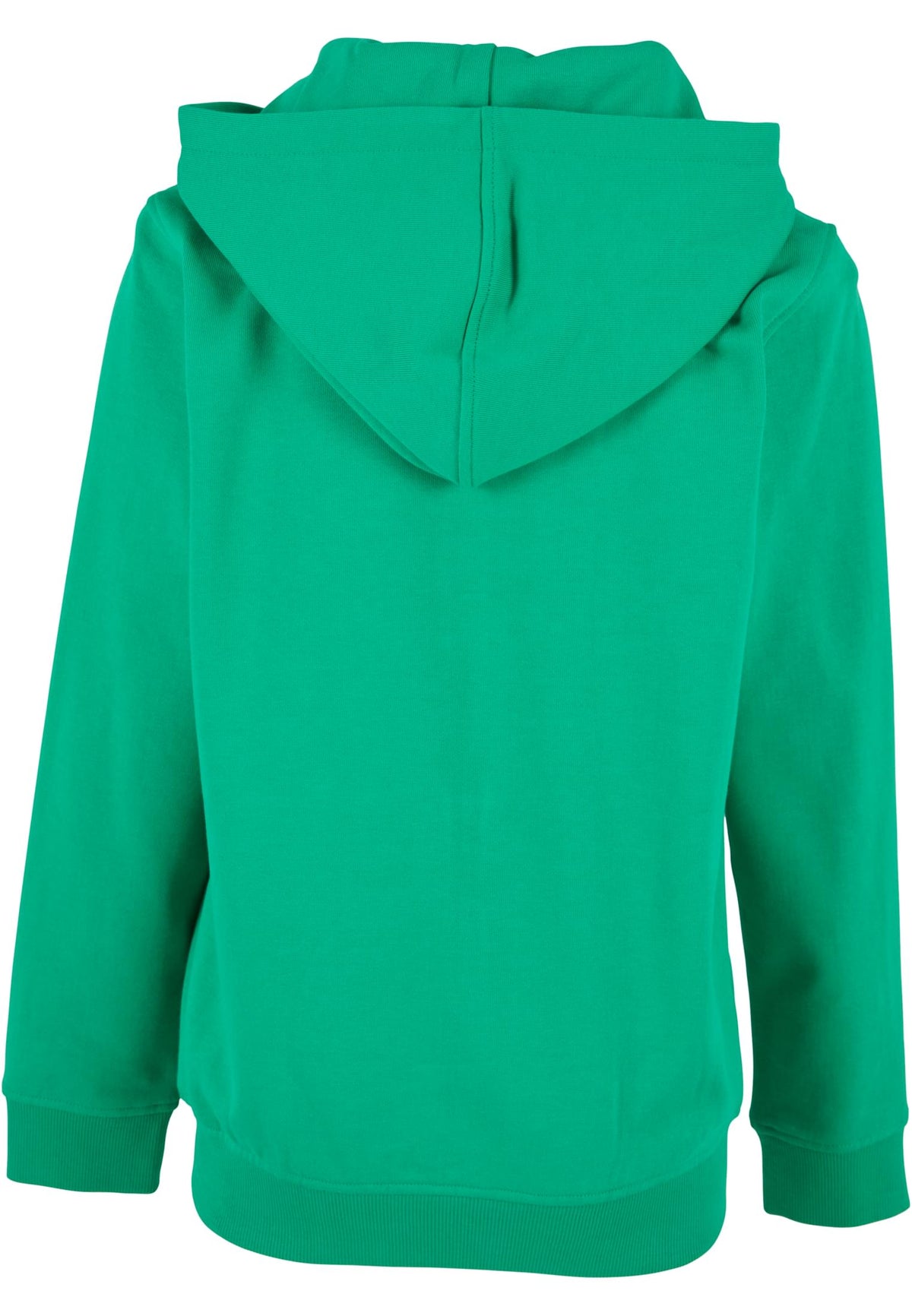Essentials Basic Kids Zip Hoody in Grass Green, Rückansicht
