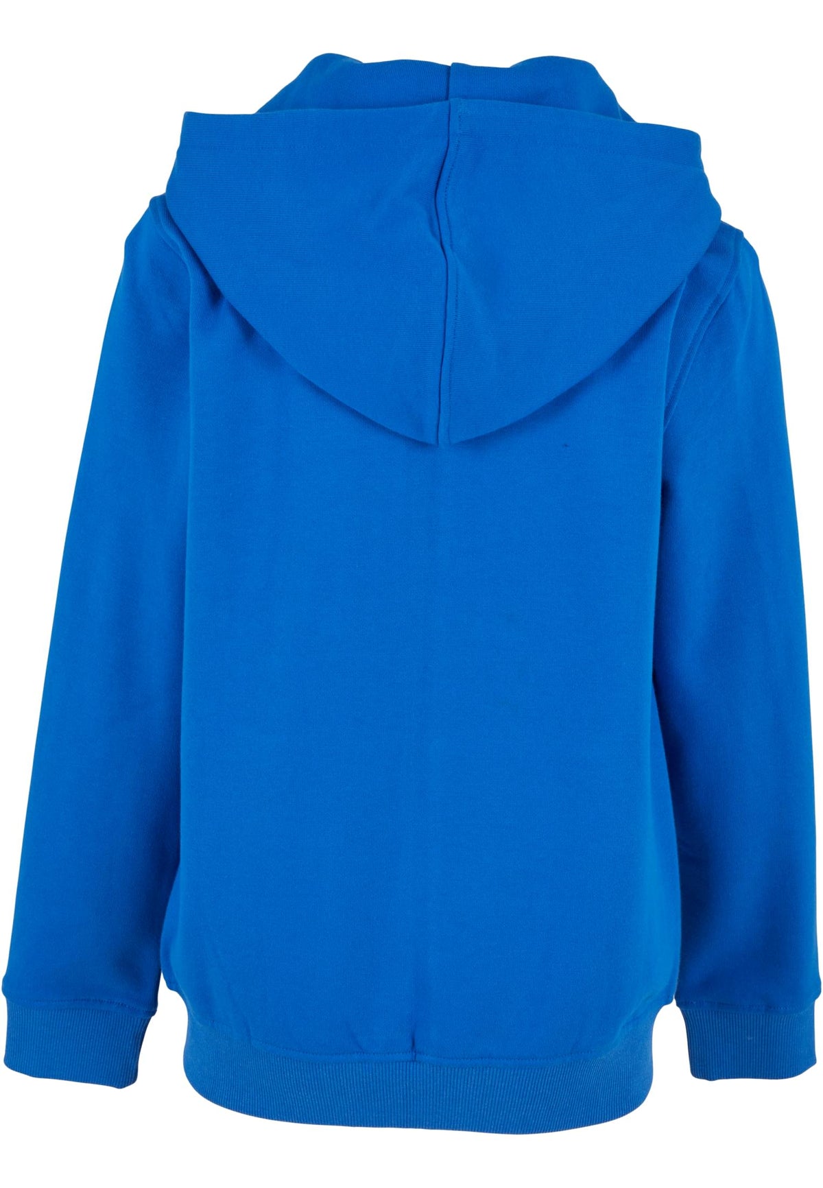 Essentials Basic Kids Zip Hoody in Intense Blue, Rückansicht