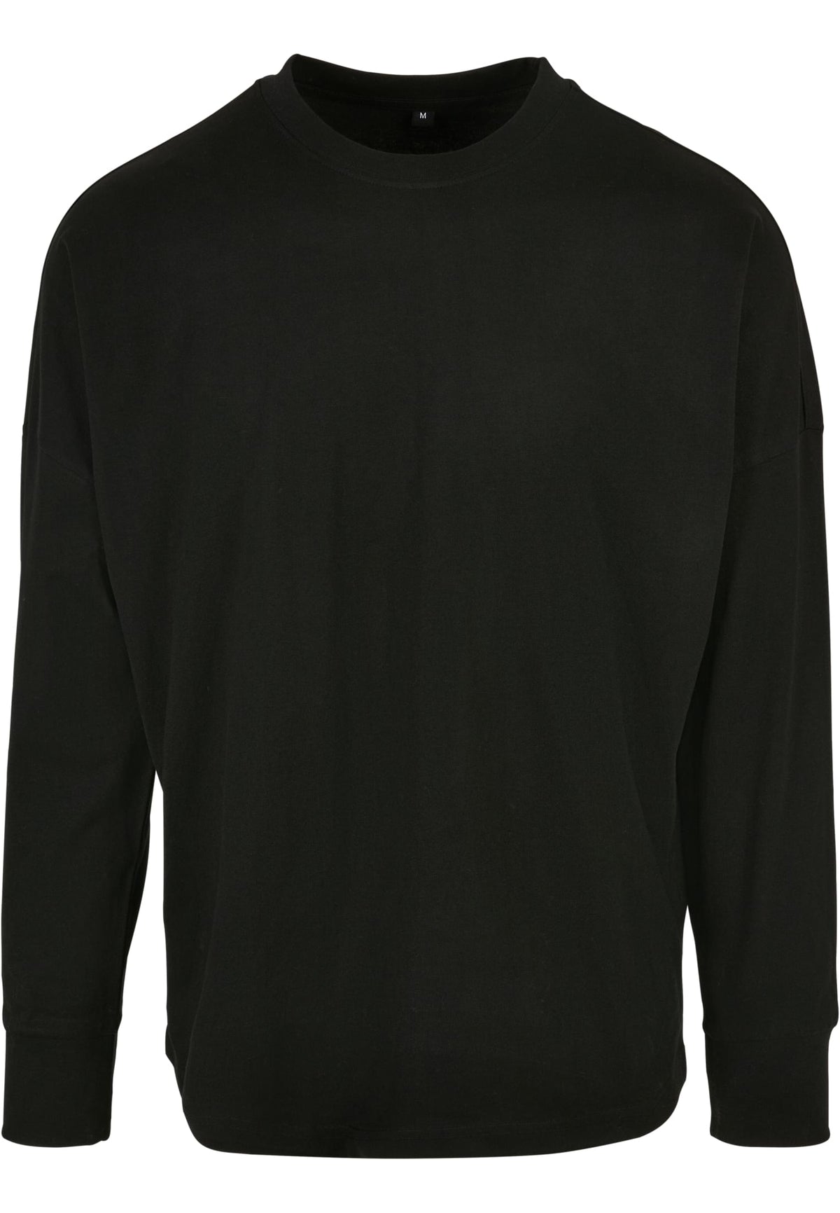 Oversized Cut On Sleeve Longsleeve in Schwarz, Vorderansicht