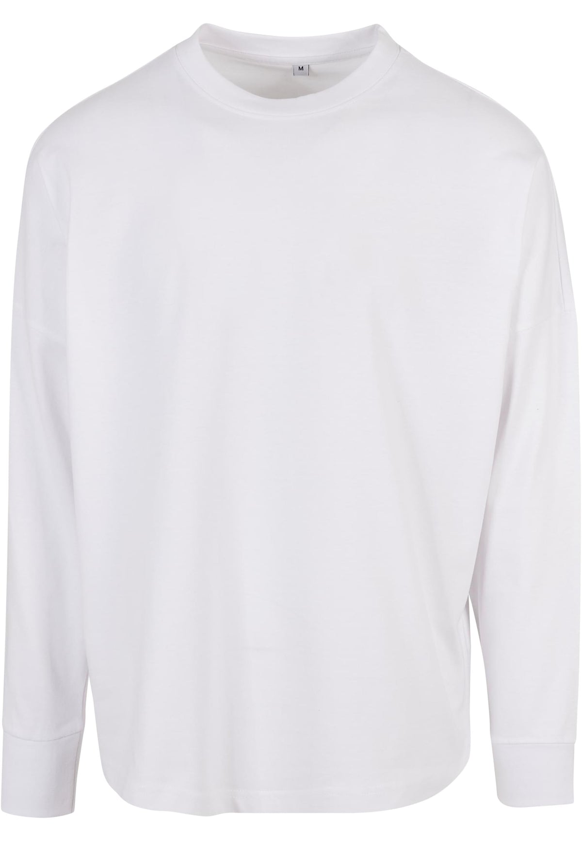 Oversized Cut On Sleeve Longsleeve in White, Vorderansicht