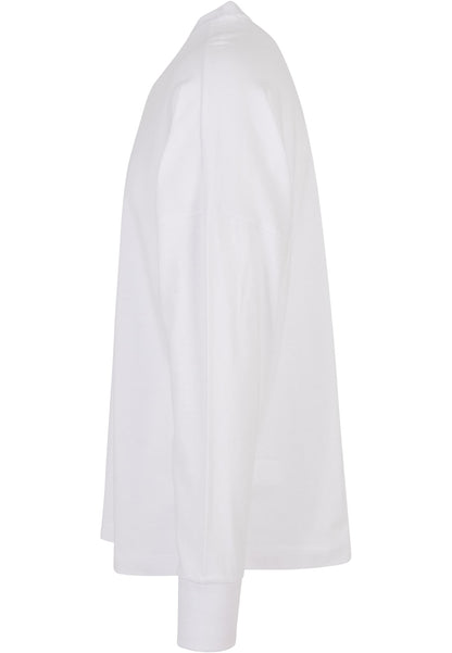 Oversized Cut On Sleeve Longsleeve in White, Detailansicht