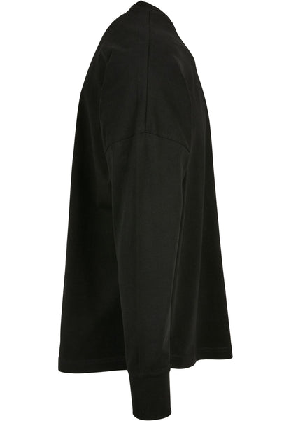 Oversized Cut On Sleeve Longsleeve in Schwarz, Detailansicht