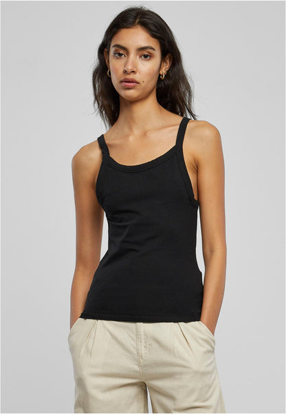 Ladies Everyday Top in Schwarz, getragen