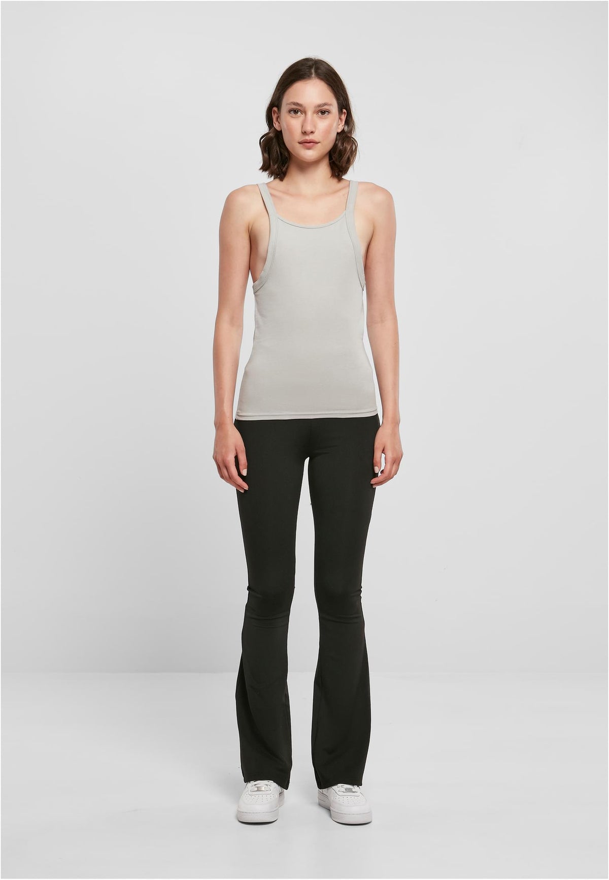 Ladies Everyday Top in Light Asphalt, getragen
