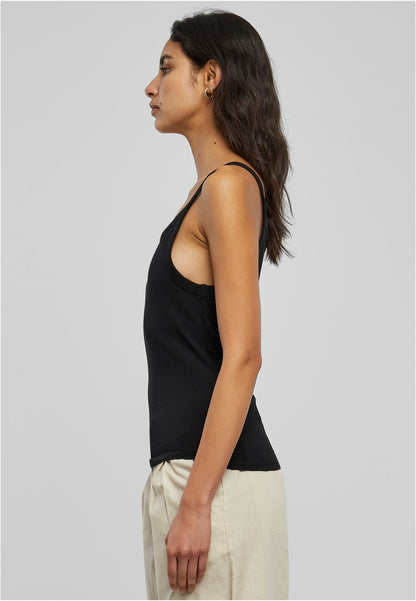 Ladies Everyday Top in Schwarz, getragen