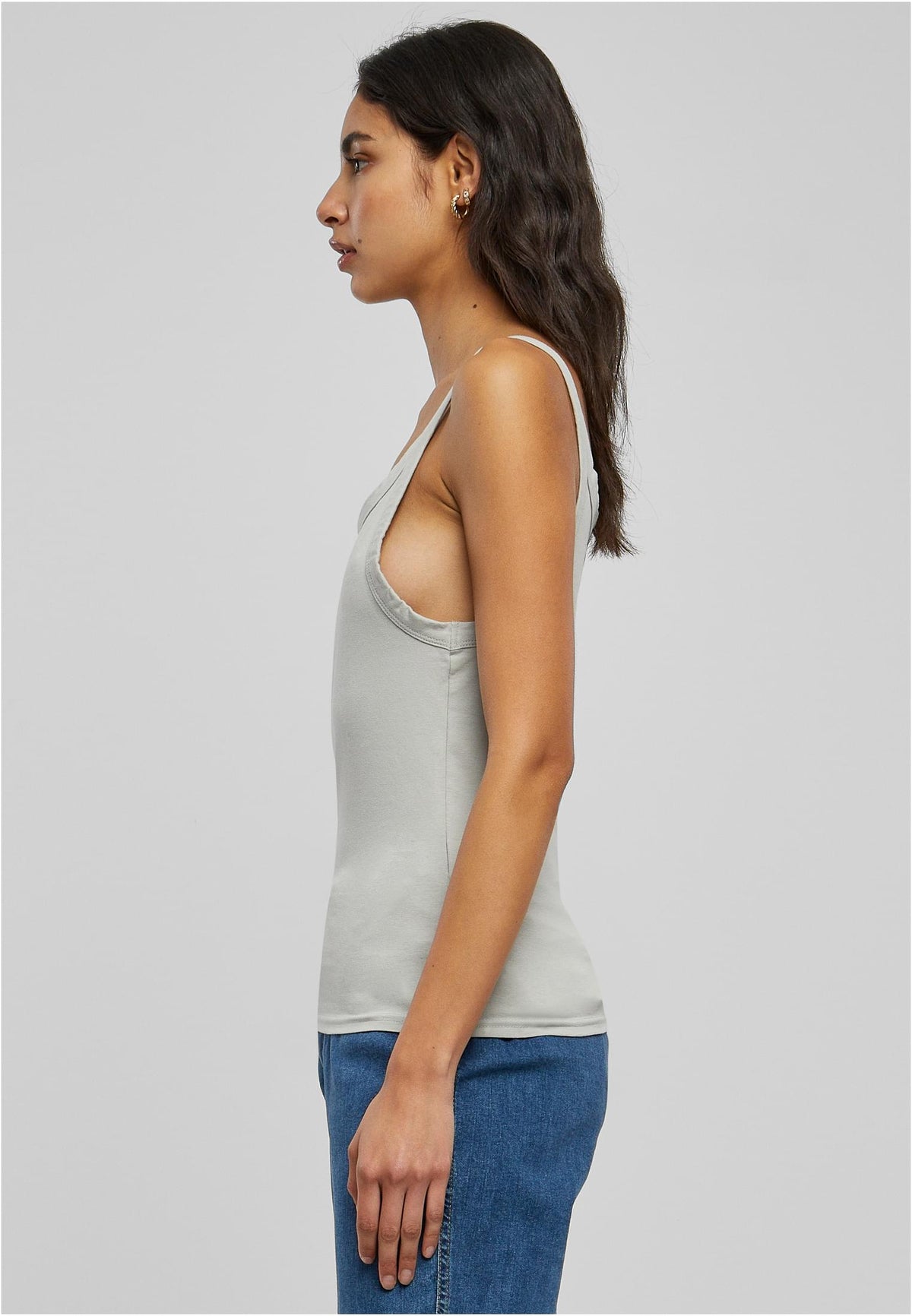Ladies Everyday Top in Light Asphalt, getragen
