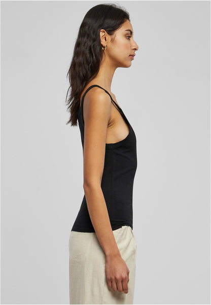 Ladies Everyday Top in Schwarz, getragen
