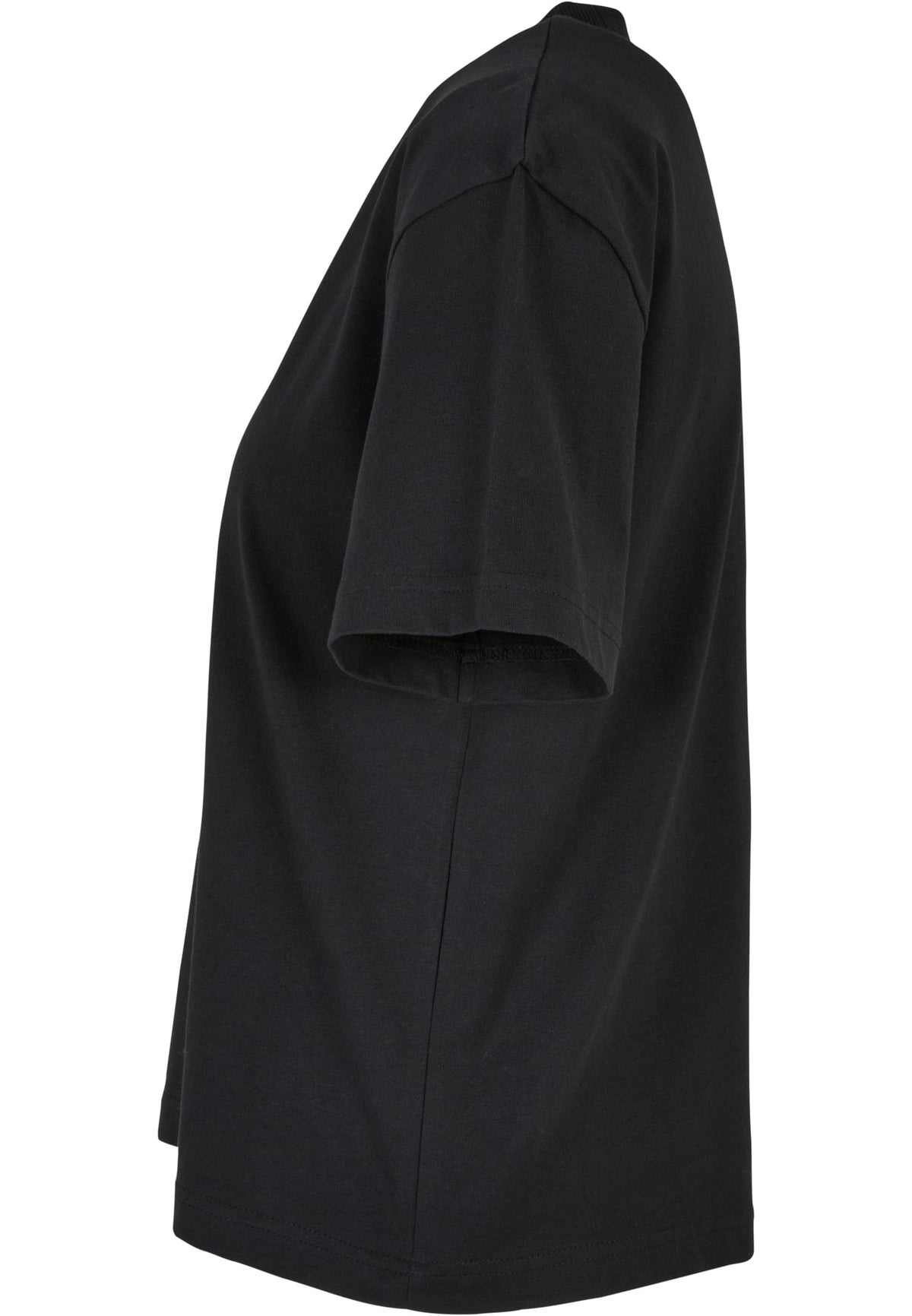 Ladies Everyday Tee in Schwarz, Detailansicht