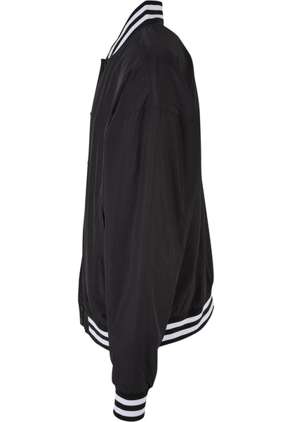 Light College Jacket in Schwarz, Detailansicht