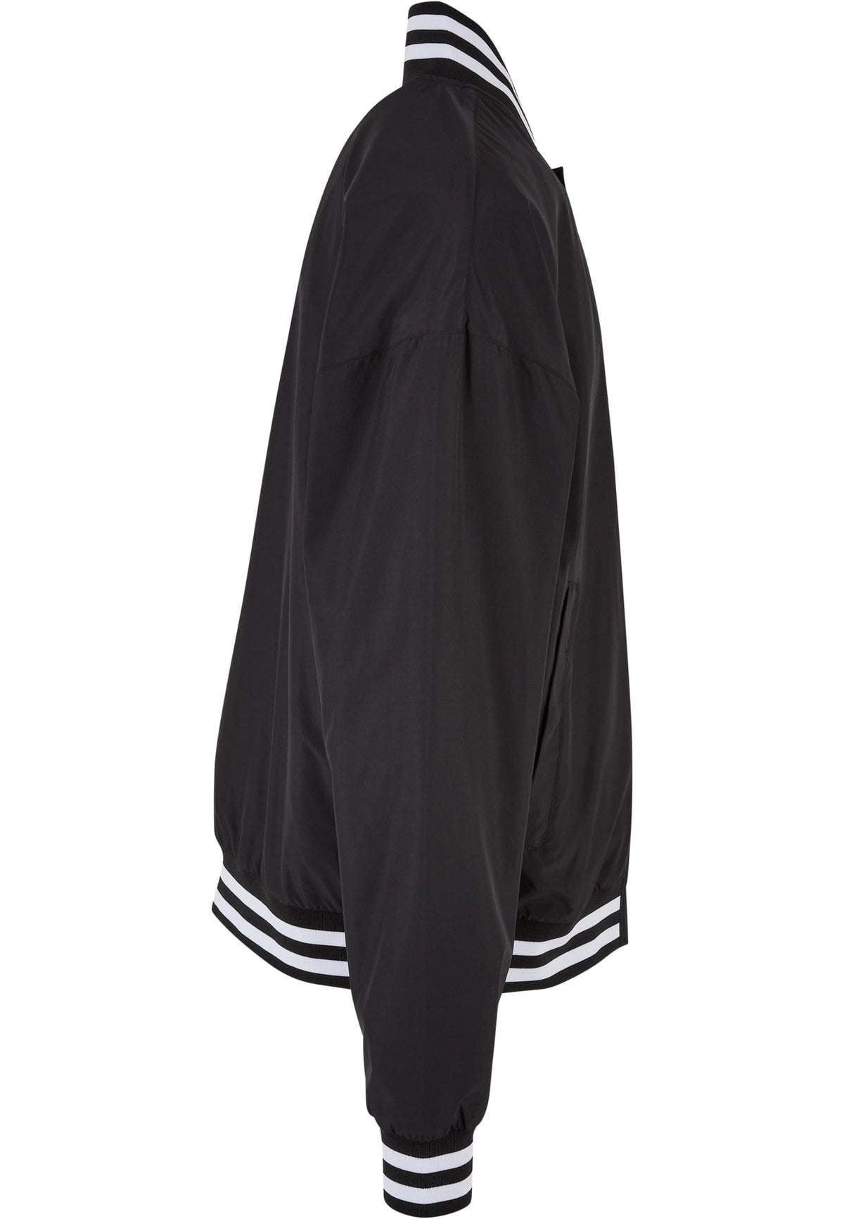 Light College Jacket in Schwarz, Detailansicht