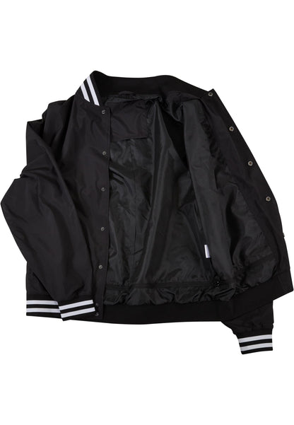 Light College Jacket in Schwarz, Detailansicht