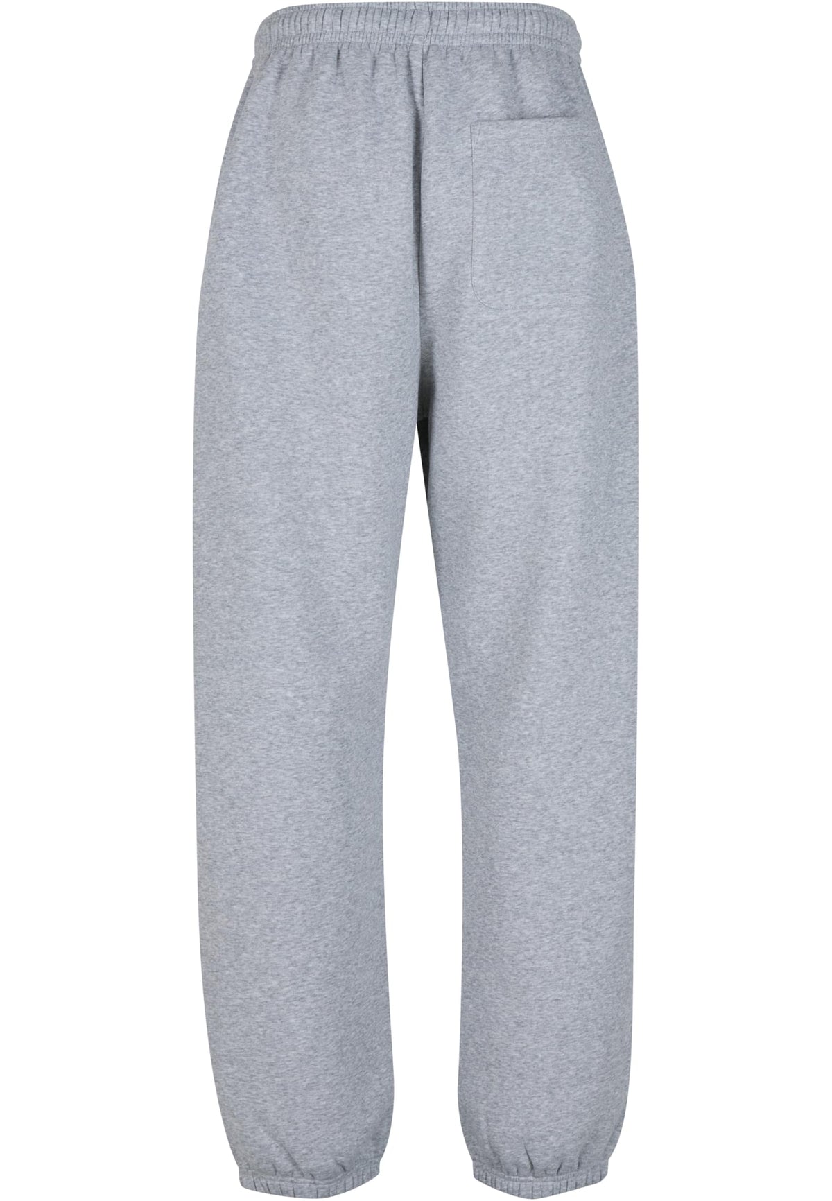 Fluffy Sweatpants in Heather Grey, Rückansicht