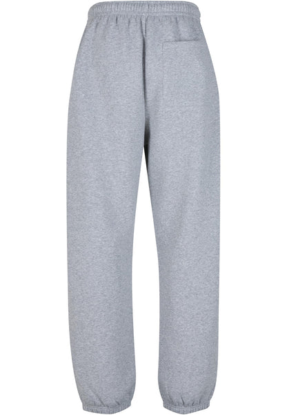 Fluffy Sweatpants in Heather Grey, Rückansicht