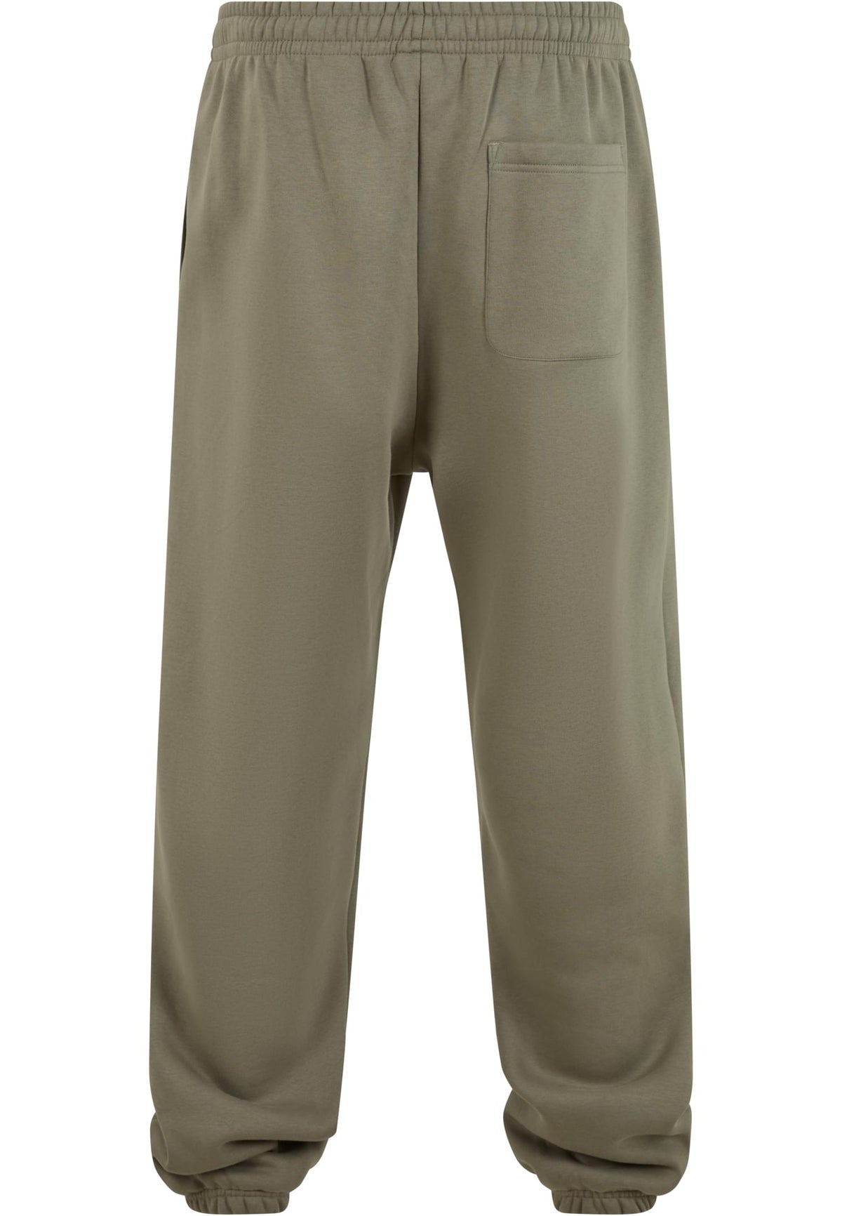 Fluffy Sweatpants in Pale Olive, Rückansicht