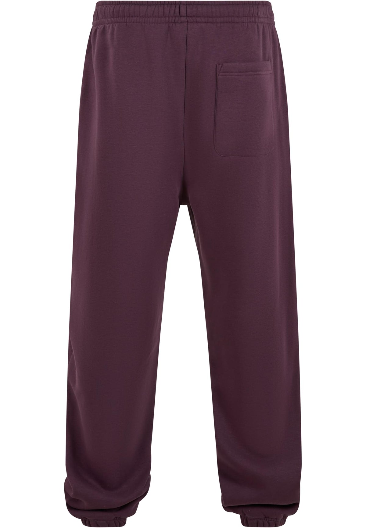 Fluffy Sweatpants in Plum Purple, Rückansicht