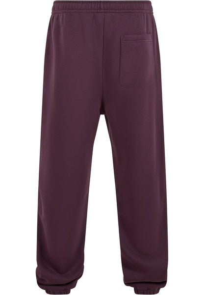 Fluffy Sweatpants in Plum Purple, Rückansicht