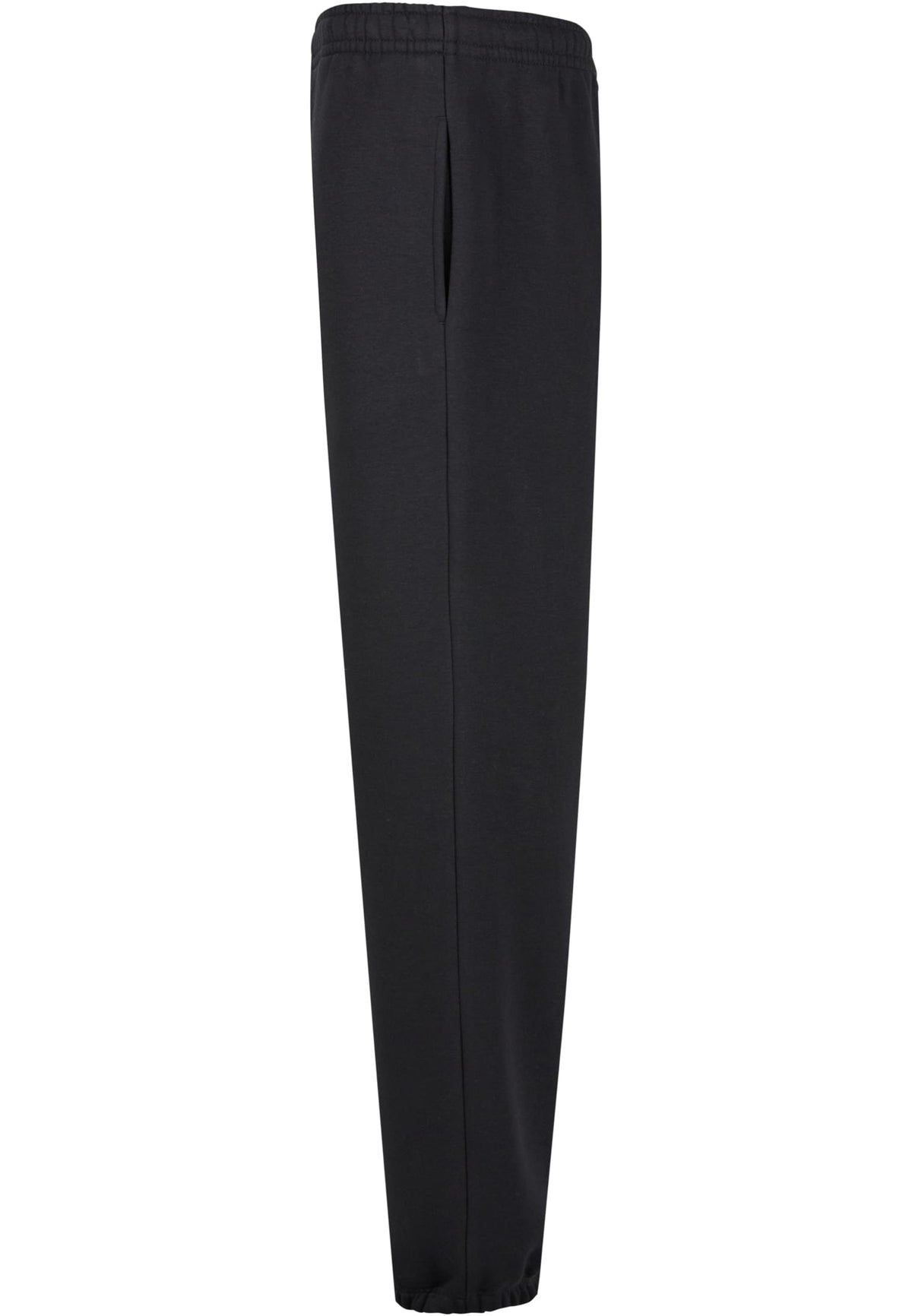 Fluffy Sweatpants in Schwarz, Detailansicht