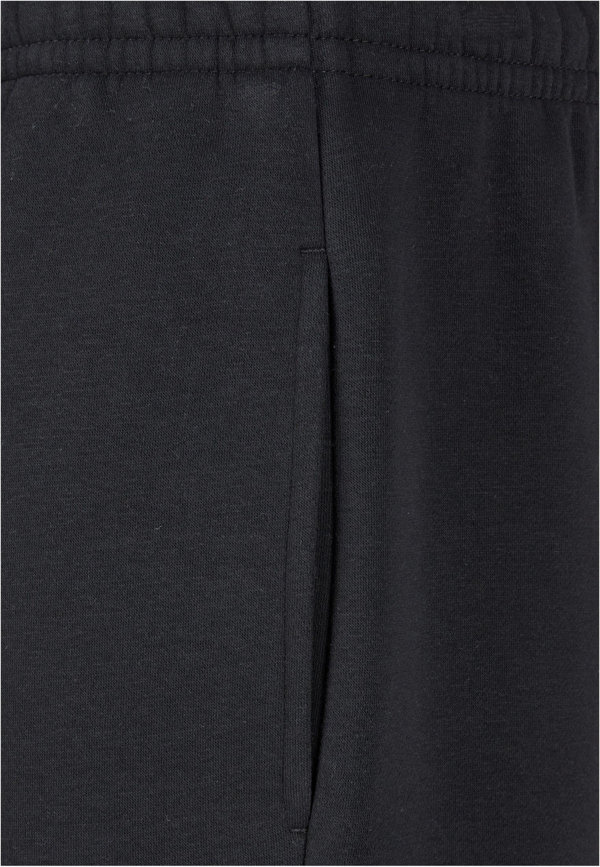 Fluffy Sweatpants in Schwarz, Detailansicht