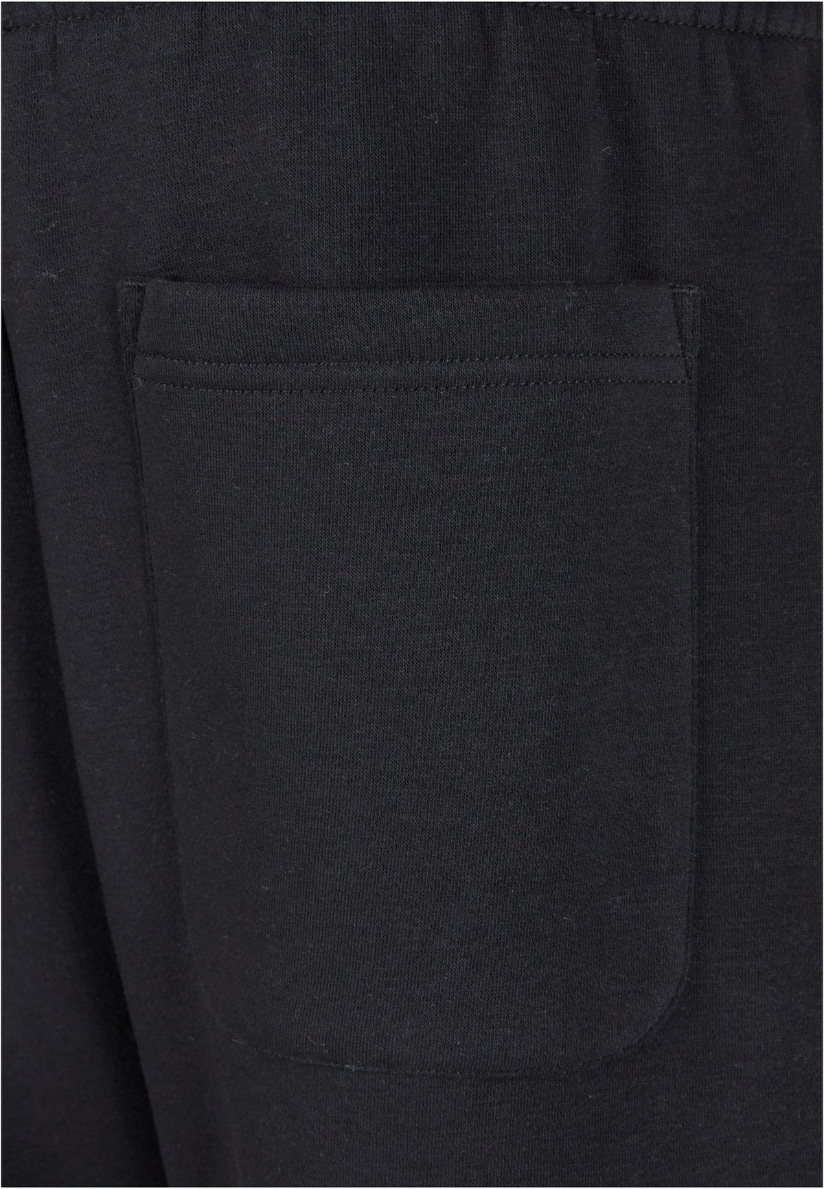 Fluffy Sweatpants in Schwarz, Detailansicht