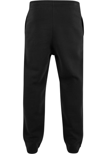Fluffy Trackpants in Schwarz, Rückansicht