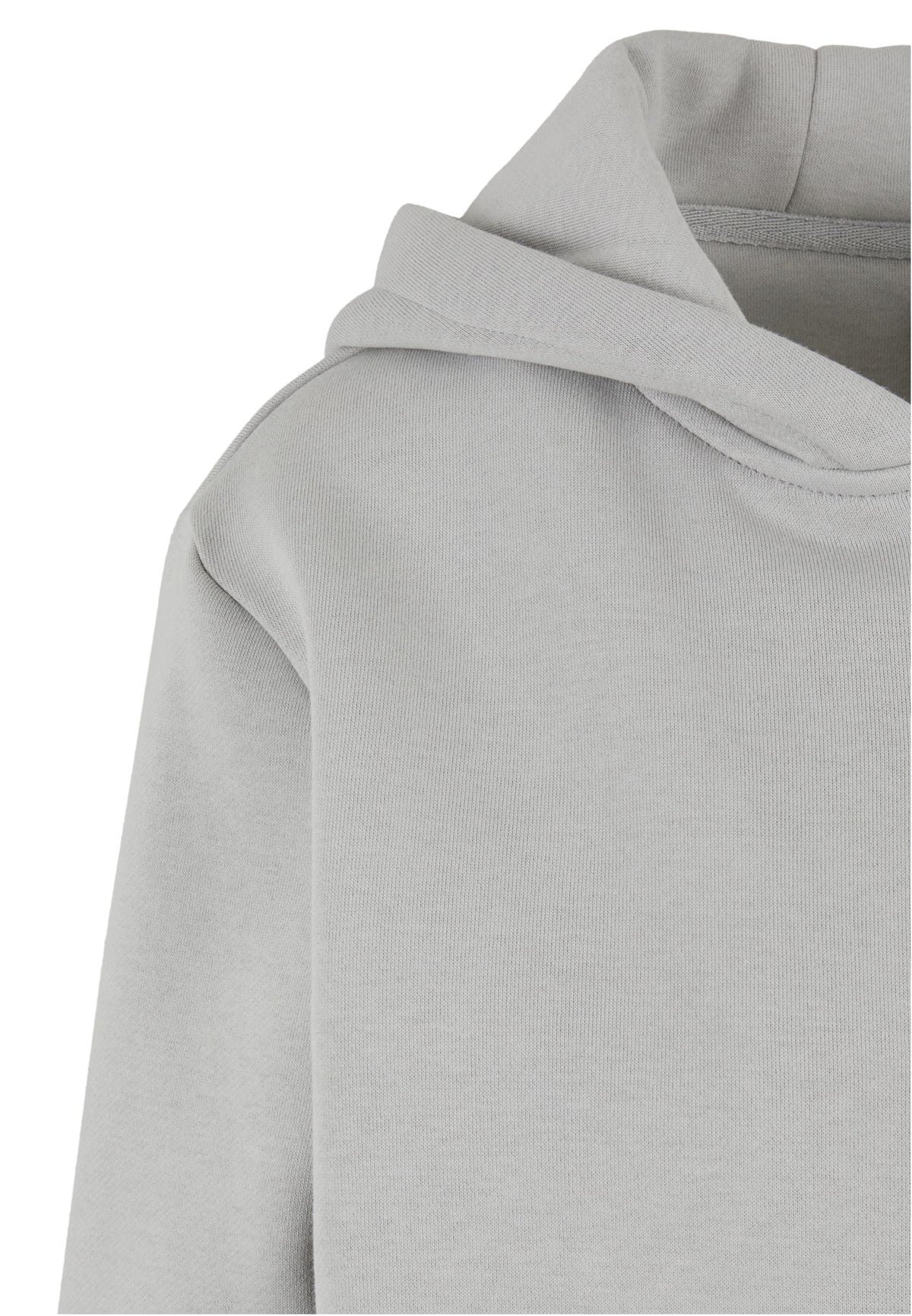 Ladies Fluffy Zip Hoody in Light Asphalt, Detailansicht