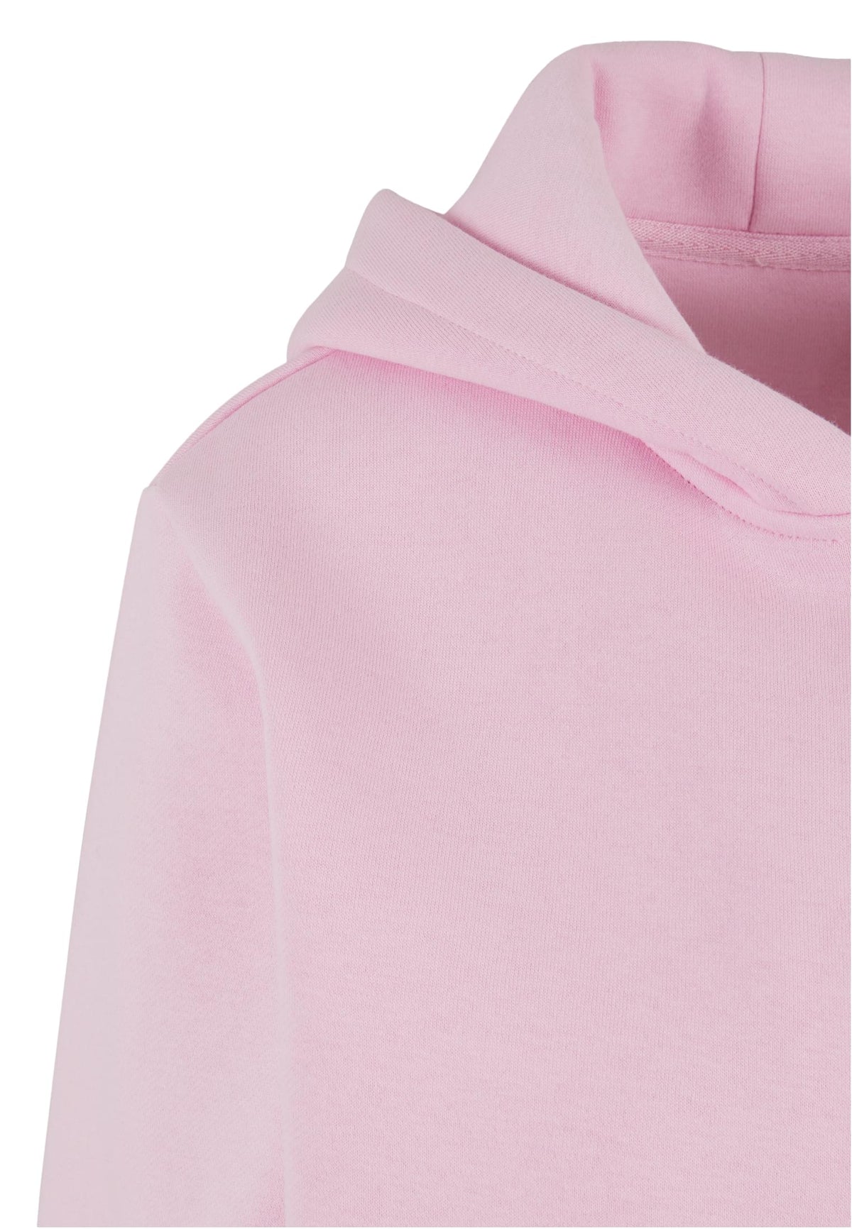 Ladies Fluffy Zip Hoody in Soft Pink, Detailansicht