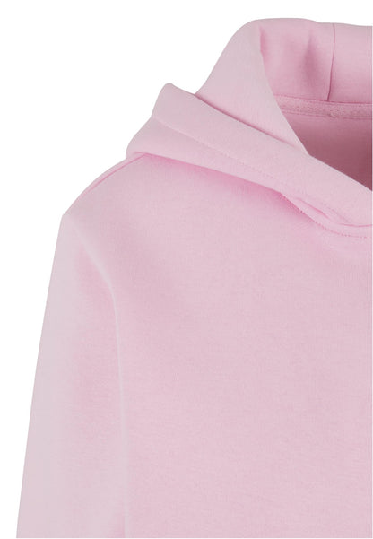 Ladies Fluffy Zip Hoody in Soft Pink, Detailansicht