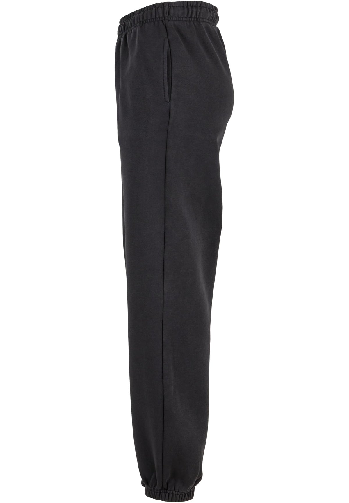 Ladies Vintage Heavy Sweatpants in Schwarz, Detailansicht