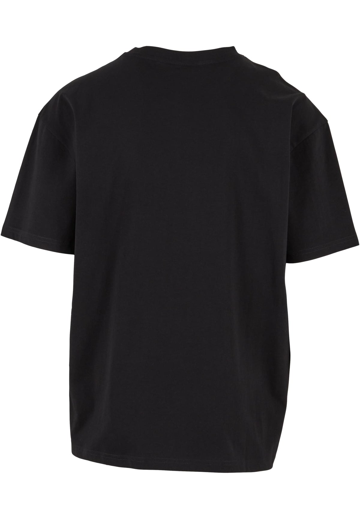 Cotton Loose Tee in Schwarz, Rückansicht