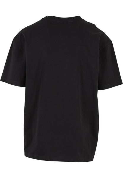 Cotton Loose Tee in Schwarz, Rückansicht