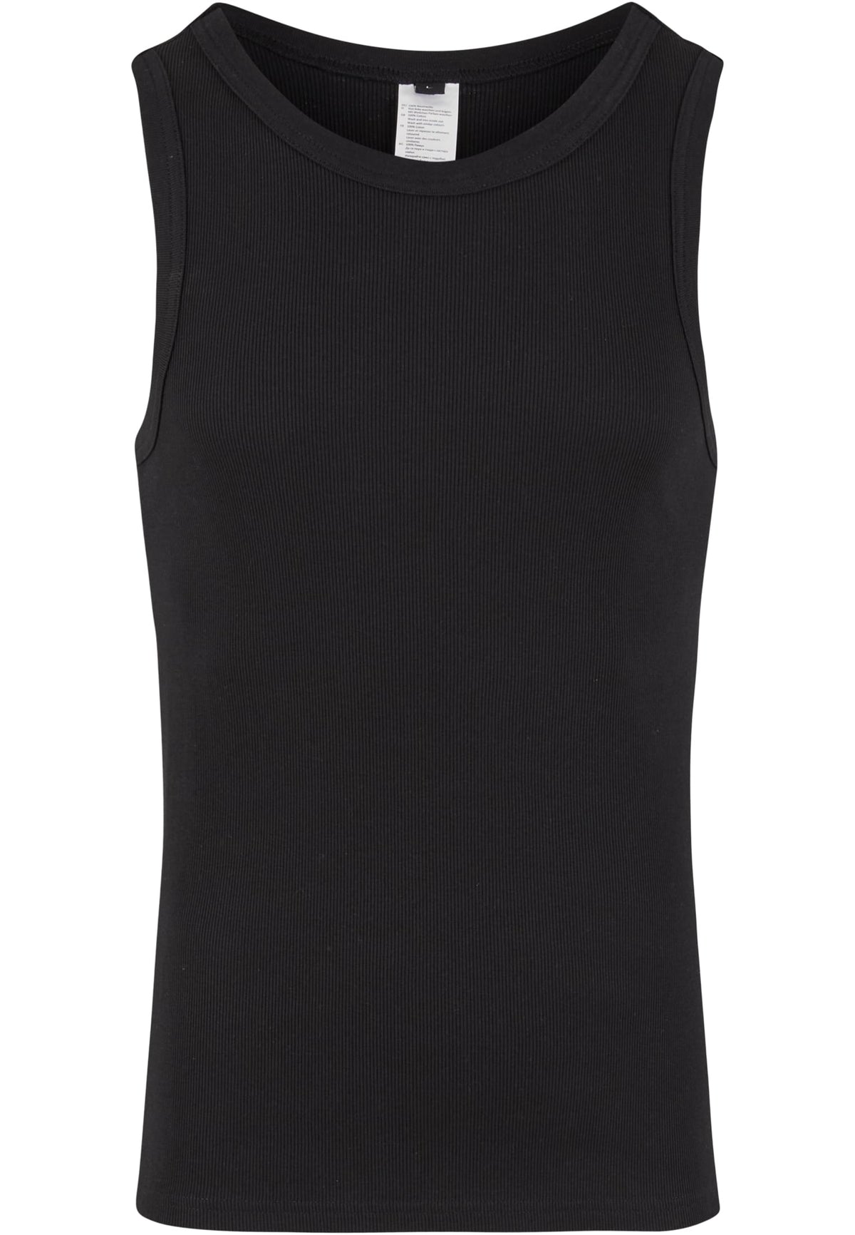 Mens Tanktop in Schwarz, Vorderansicht