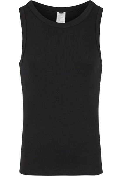 Mens Tanktop in Schwarz, Vorderansicht