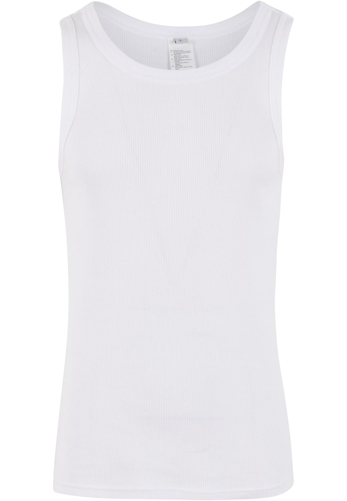 Mens Tanktop in White, Vorderansicht