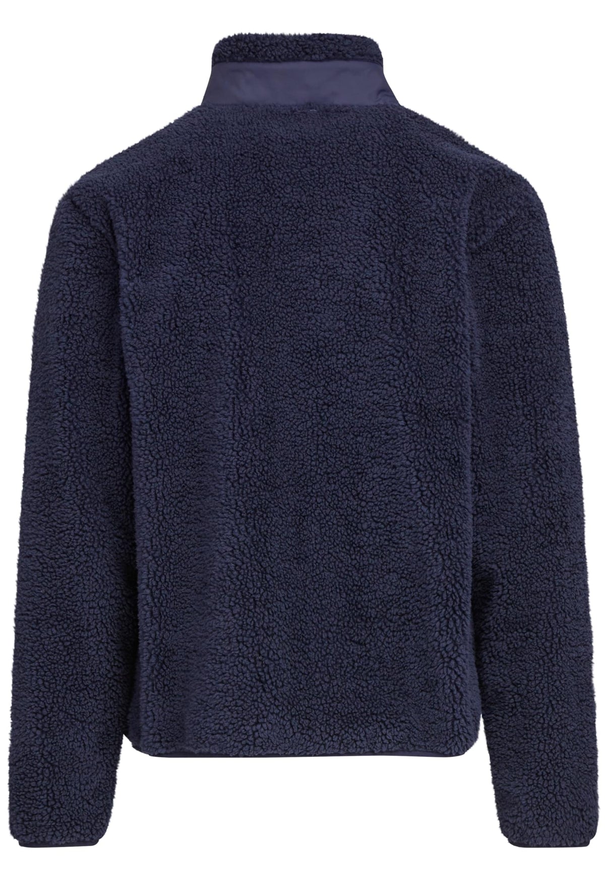 Bonded Sherpa Jacket in Navy, Rückansicht