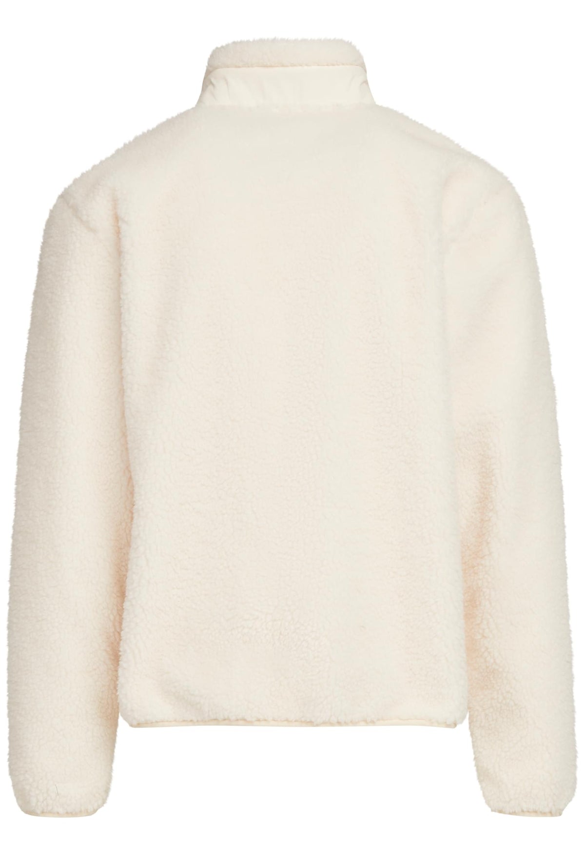 Bonded Sherpa Jacket in White Sand, Rückansicht