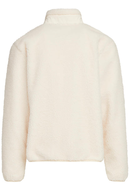Bonded Sherpa Jacket in White Sand, Rückansicht