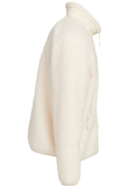 Bonded Sherpa Jacket in White Sand, Detailansicht