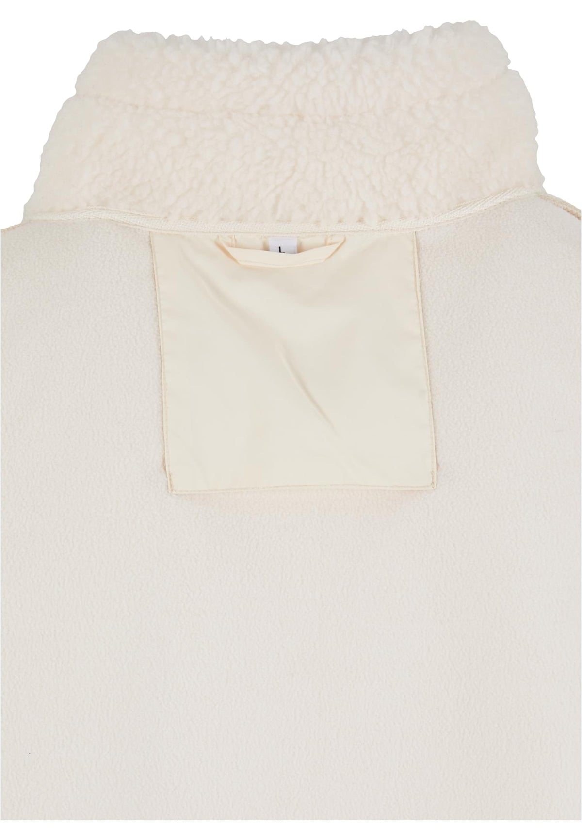 Bonded Sherpa Jacket in White Sand, Detailansicht