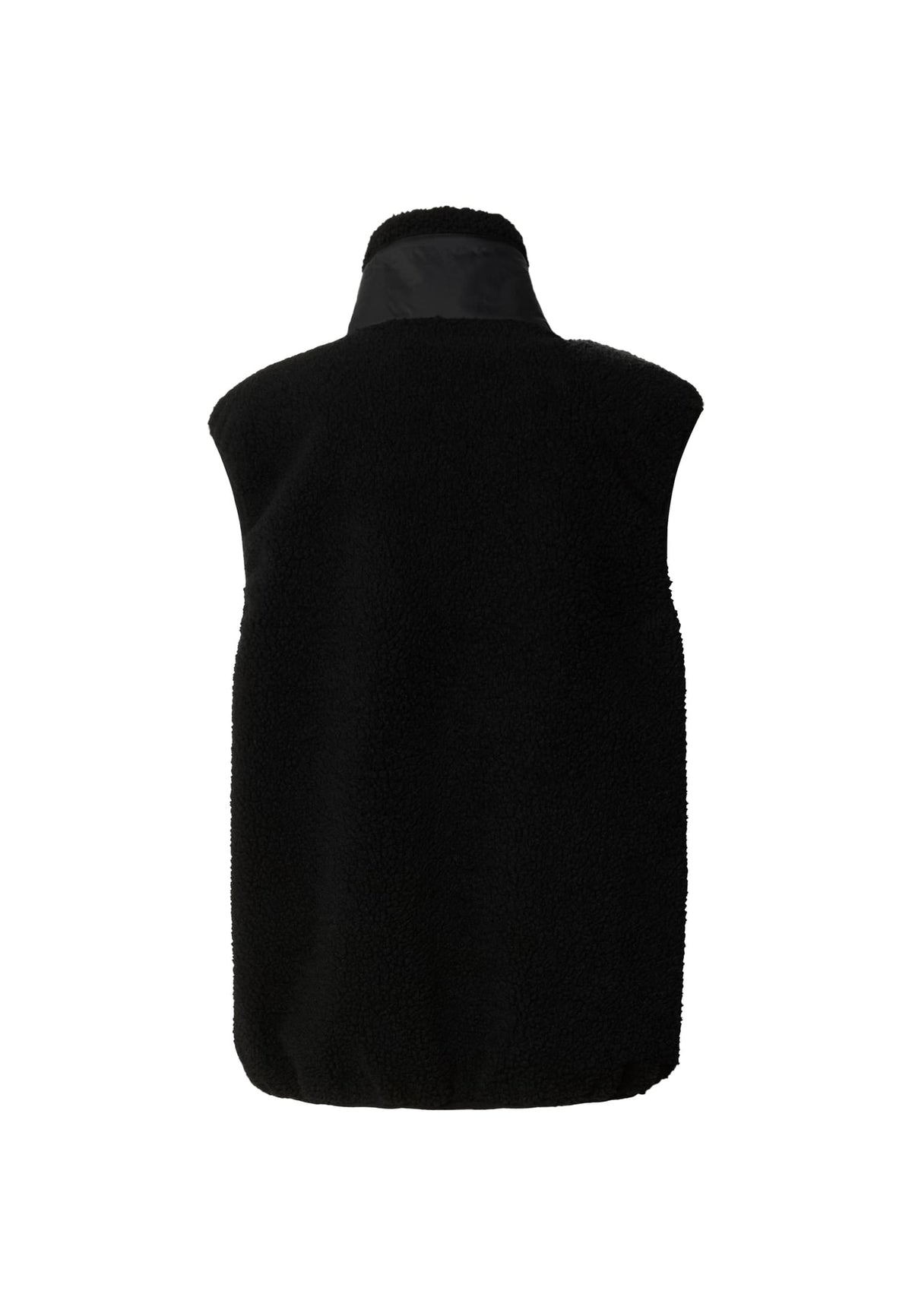 Bonded Sherpa Vest in Schwarz, Rückansicht
