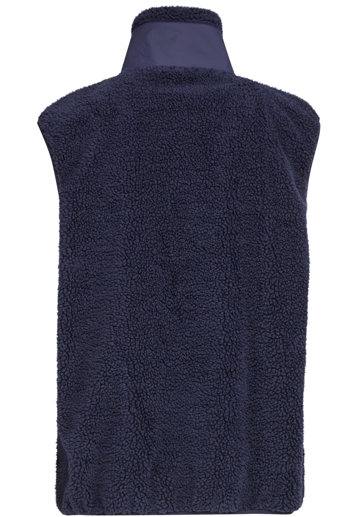 Bonded Sherpa Vest in Navy, Rückansicht