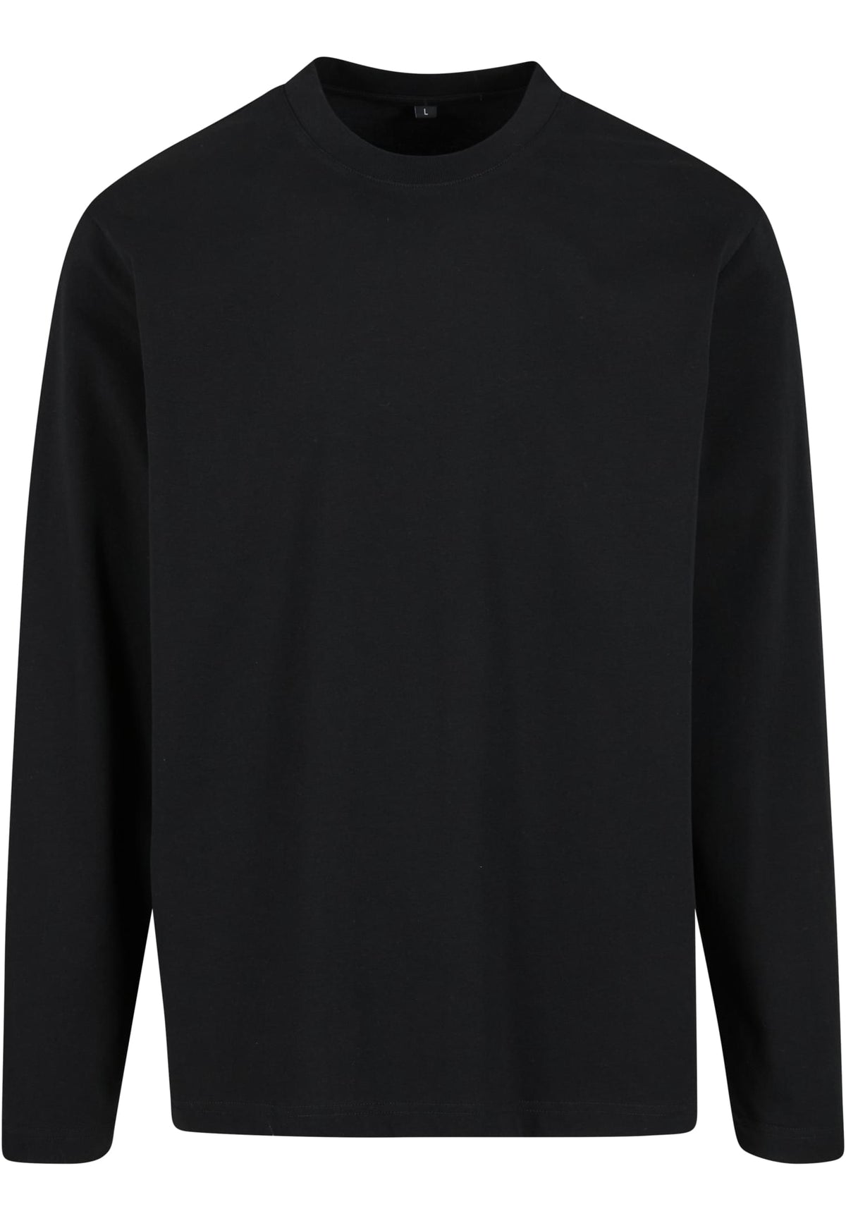 Sorona Loose Longsleeve in Schwarz, Vorderansicht